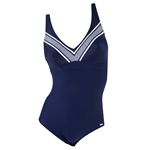 Abecita Norma Jean Kanters Swimsuit. Klassisk badedrakt, skåret under bysten for fin effekt. 

